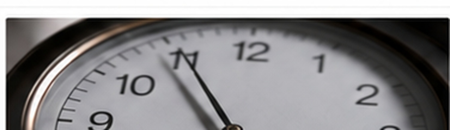 Close-up of an analog clock face