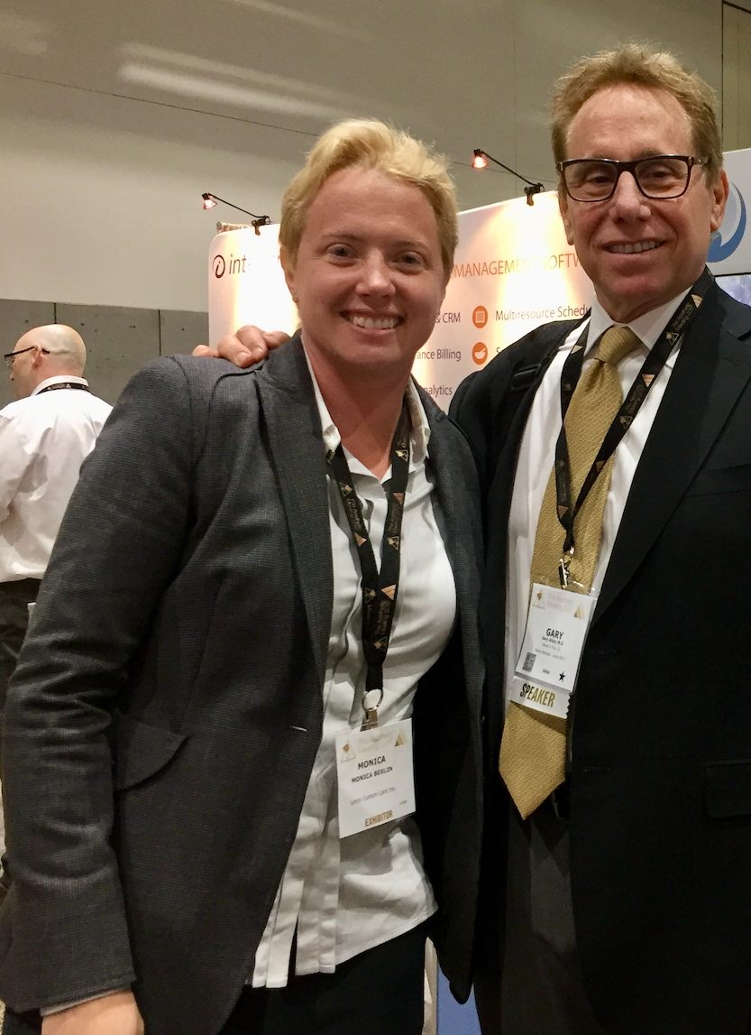 Monica Berlin at a trade show